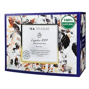 Lopchu Flowery Orange Pekoe Darjeeling Black Tea - 1 Teabox ( 18 Pyramid Tea Bags )