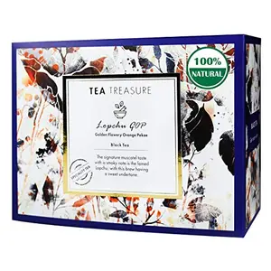Lopchu Golden Orange Pekoe Darjeeling Black Tea - 1 Teabox ( 18 Pyramid Tea Bags )
