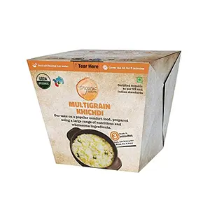 Organic Roots Multigrain Khichdi Vegan Superfood Instant Food Healthy Food Ready to Eat Full Meal No MSG No Preservatives 55 Gm (Pack of 1)