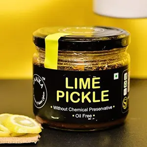 ZAAIKA Lemon Pickle Oil Free Home Made Nimbu Achaar- 300 Grams