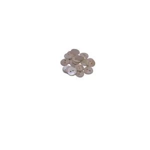 White Shell Buttons | 8mm | Round shape | Button Beads | DIY Craft Beads | Sew Shirts