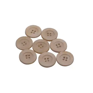 White Round button with 4 holes | Fabric Buttons | White Round Beads