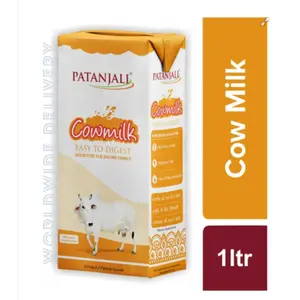 Patanjali Cow Milk (with Straw)1 LTR