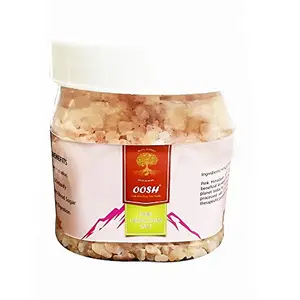 OOSH Pink Himalayan Salt | Sendha Namak | Jar Packaging | Grain Size 3-5 MM (1Kg)