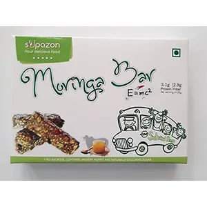 sUpazon Moringa Energy Bar 35g Bar (3 Box: 12 Bars)