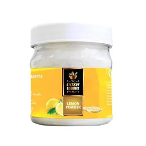 OOSH Gourmet's Lemon Powder 250grams| All Natural Spray Dried Jar Packaging