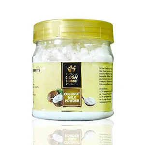 OOSH Gourmet's Coconut Milk Powder | Spray Dried Powder | Kitchen Essentials | Cooking Essentials (200g)