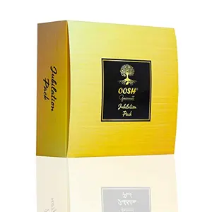 OOSH Gourmet's Immunity Enhancing Gift Pack of Ayurvedic Kadha 50g Golden Turmeric Milk Latte 50g Saffron 1g & Detox Tea 50g | Gift of Health for Your Loved Ones (151g)