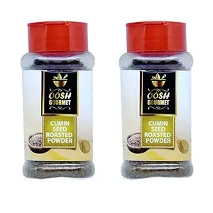 OOSH Gourmet's Roasted Cumin Seed Powder/ Bhuna Jeera Powder 100g ( 50g x 2 ) | Cooking Essential | Sieve Jar Packaging