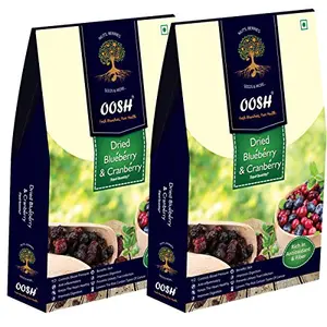 OOSH Dried Whole Blueberry Cranberry Mix 2 X 200 g