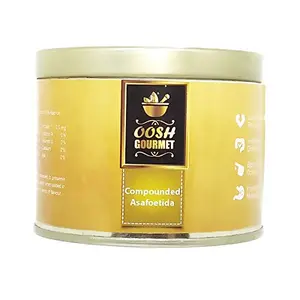 OOSH Premium Asafoetida / Heeng Powder | Cooking Essential | Tin Packaging (40g)