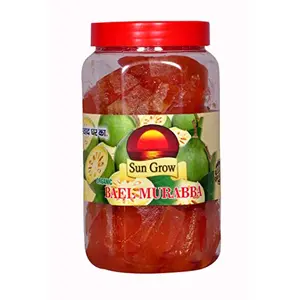 Sun Grow Home Made Organic Sweet Bel Murabba Pieces ( Without Syrup) 1kg (1000)