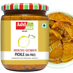 Add me Lemon Pickle Without Oil Sweet and Sour Lime Pickles with mild Hing - 500g nimbu ka heeng achar Homemade Recipe & Taste