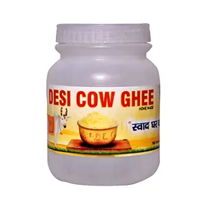 Sun Grow Home Made Pure & Natural Cow Ghee | Real Cow Milk Ghee | Nutritious Unadulterated Ghee Made Using Traditional (Vedic) Bilona Method - 750 gm