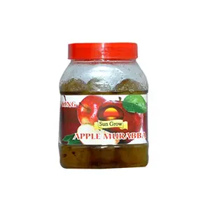 Sun Grow Homemade Organic Apple Murabba with Honey, 1 Kg