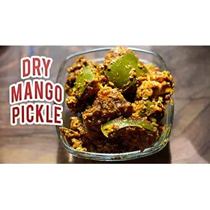 Sun Grow Homemade Spicy Rajasthani Dry Mango Pickle Masaledar Aam Ka Achaar ( Real Taste of Rajasthani Pickle)1kg in Jar