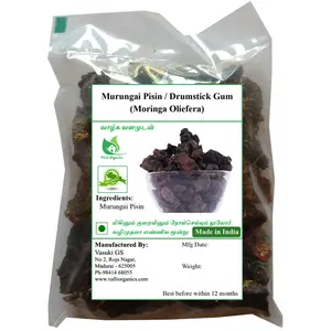 Valli Organics Murungai Pisin | Drumstick Tree Gum | Moringa Resin 100gm