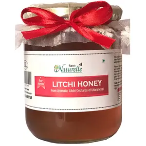 Farm Naturelle Litchi Flower Honey - 100 % Pure Raw & Natural - 700 GR (24.69oz)