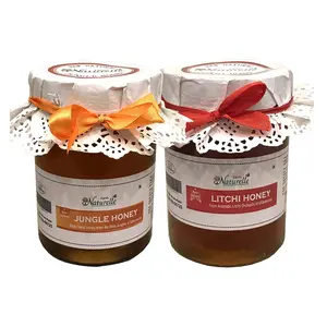 Forest/Jungle Honey and Litchi Honey  -Indian sweetner 815 GR each (Pack of 2)