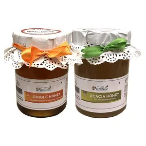 Jungle (Forest) Honey and Acacia Honey - 100% Pure Raw & Natural- 815 Gr each  (Pack Of 2)