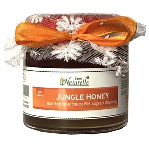 Farm Naturelle Jungle Flower Honey - 100 % Pure Raw & Natural - 250 GR (8.81oz)
