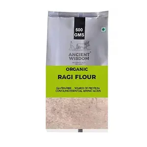 Organic Ragi Flour (Finger Millet) 500 GM (17.64 OZ)
