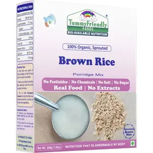 100% Organic Sprouted Brown Rice Porridge Mix