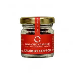 Saffron Thread String Organic pure Quality 3 Gram Certified Grade A1 Kashmir 