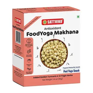 Sattviko Peri Peri FoodYoga Makhana Snack, Rich In Antioxidant