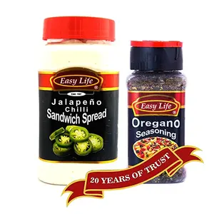 Combo of Jalapeno Spread 315g &Oregano Seasoning 60g