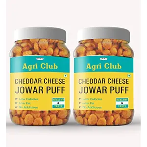 Agri Club Cheddar Cheese Jowar Puff 200gm (each 100gm)