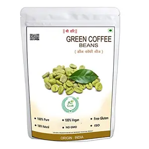 Agri Club 100% Natural Green Coffee Beans for Natural Immunity Booster | Weight Loss Management (400m)