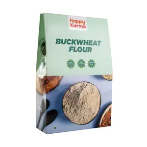 Happy Karma Buckwheat Flour 650gm | Kuttu ka Atta | Healthy Flour | Protien source | Diet Friendly|