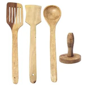 Wooden Tools Of Kitchen (Set Of 4)