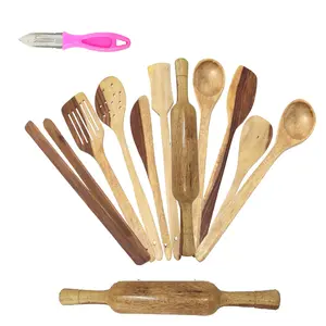 Wooden Kitchen Tool Set