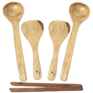 Wooden Ladles And Chimta