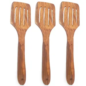 Wooden Fancy Design Kitchen Ware Spoon Set Of 3