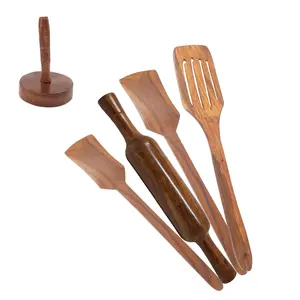 Wooden Kitchen Tool Set - Pack Of 6