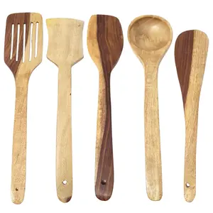 Wooden Ladle  (Pack Of 5)