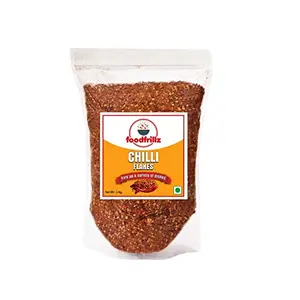 foodfrillz Red Chilli Flakes 1 kg Single Pack (1 Kg)