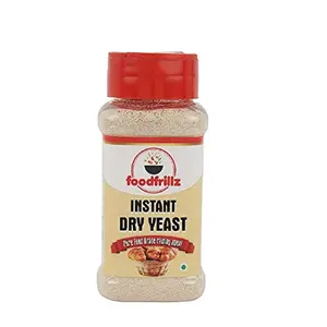 foodfrillz Instant Dry Yeast 100 g Active Dry Yeast for Baking Bread Making Raising Dough