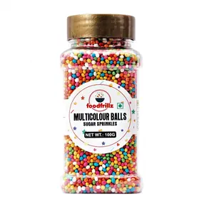 foodfrillz Multicolor Balls Sugar Sprinkles Single Pack 100 g