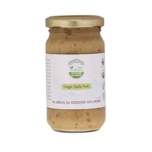 Arena Organica Organic Fresh Ginger Garlic Paste Adrak Lasun 200gm ( 7.05 OZ)
