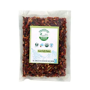 Arena Organica Organic Red Chilli Flakes Pack of 2 Each 100gm (3.52 OZ)