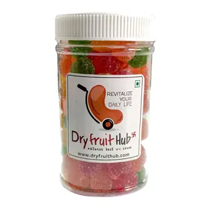 Jelly Candy 400gm Mixed Fruit Jelly Cubes Sugar Coated Jelly Candy Balls Assorted Fruits Candy Fruit Candy Jelly Candy
