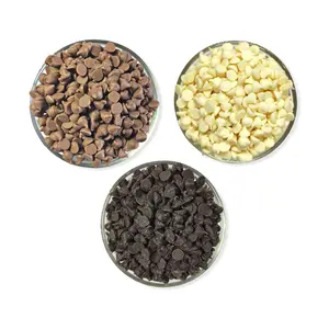 Chocolate Chips Combo Pack 3 in 1 Dark Chocolate Chips White Chocolate ChipsMilk Chocolate Chips 100gm Each Choco Chips Choco Chips for Cake Decoration Chocolate Chips for Baking
