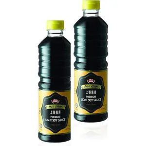 Woh Hup Premium Naturally Brewed Light Soy Sauce (Imported) 730G (Pack Of 2)
