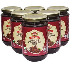 Woh Hup Spicy Black Bean Sauce Combo -340 Grams/Pack - Pack Of 6