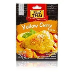 Real Thai Yellow Curry Paste (Pack of 2) 50g