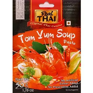 Real Thai Tom Yum Paste 50g pack of 2